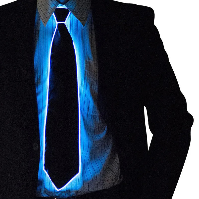 Men Glowing Tie