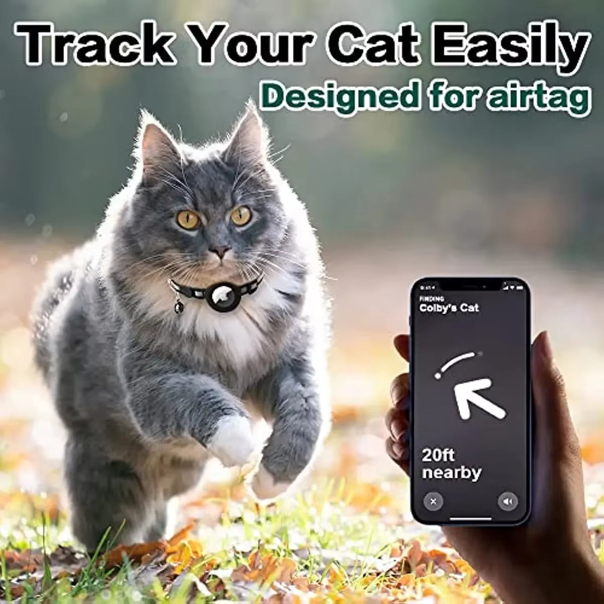 Pet Collar with Apple Air Tag