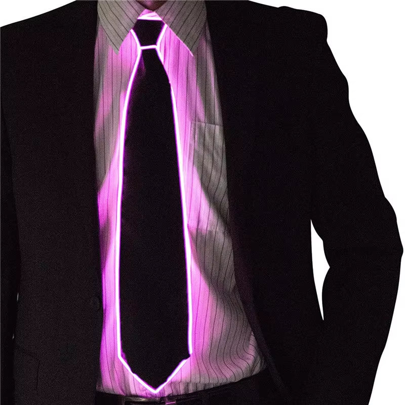 Men Glowing Tie 