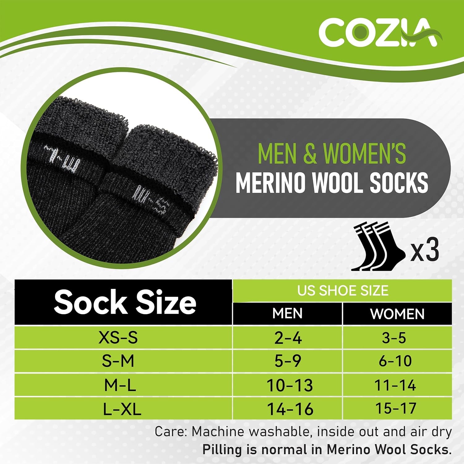 Wool Socks for Men & Women