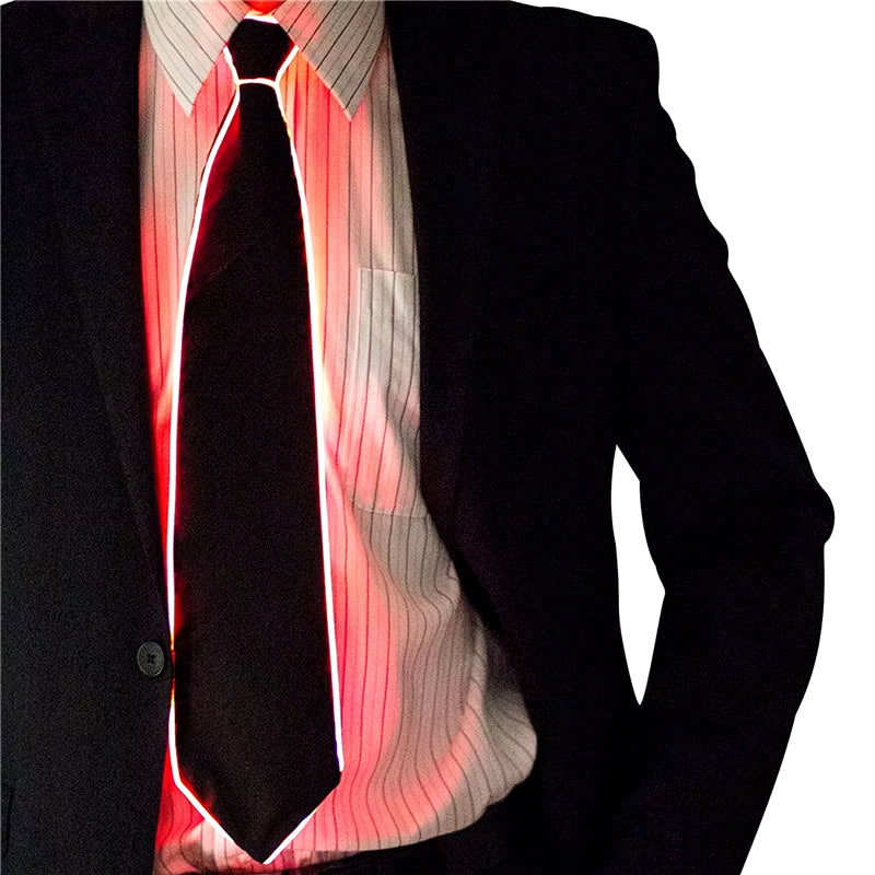 Men Glowing Tie 