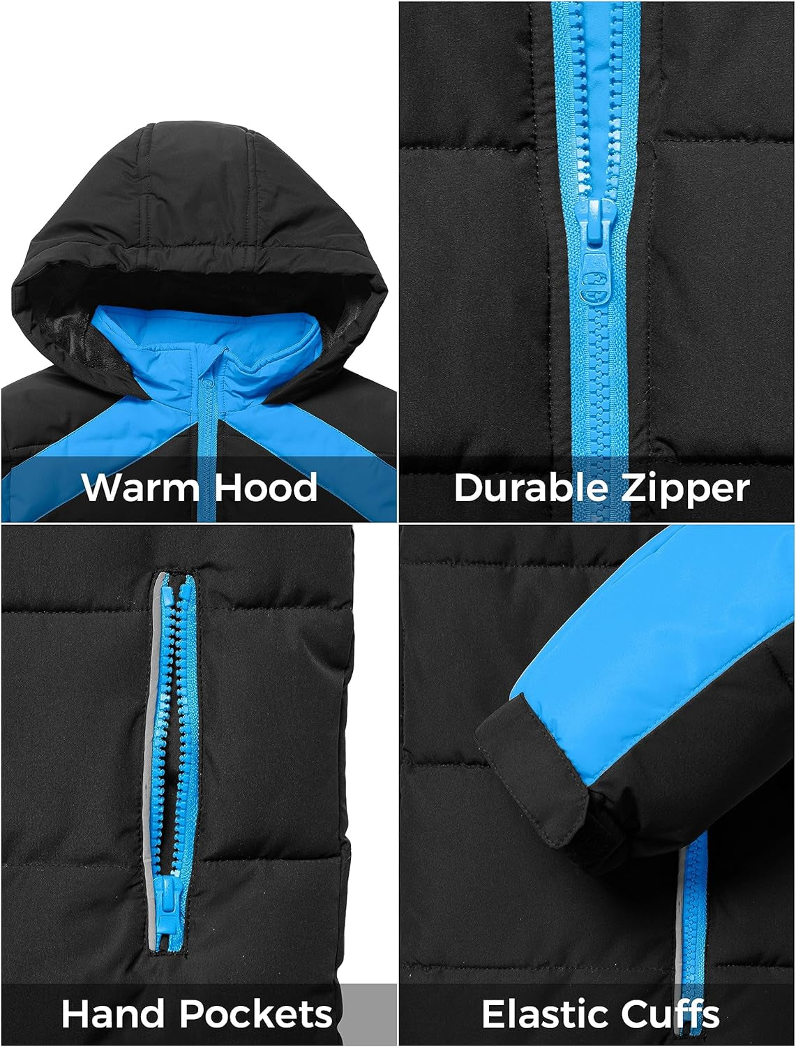 Boys' Hooded Puffer Jacket 