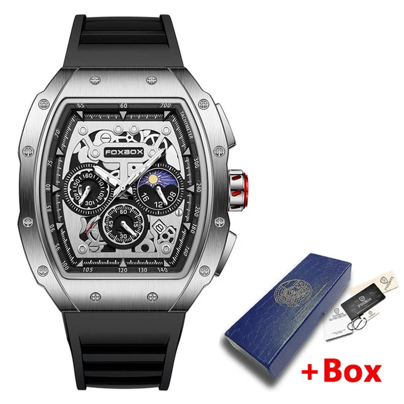 LIGE Men's Foxbox, Waterproof Wrist Watch for Men 