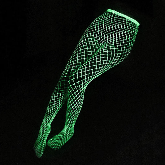 Perspective Glow in the Dark Lingerie Socks