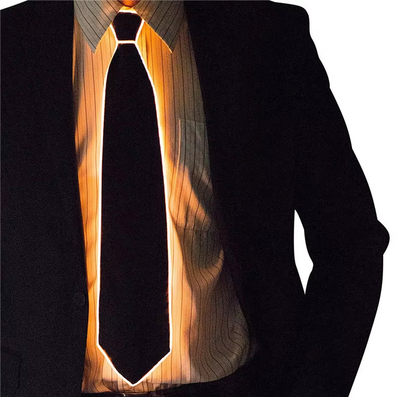 Men Glowing Tie 