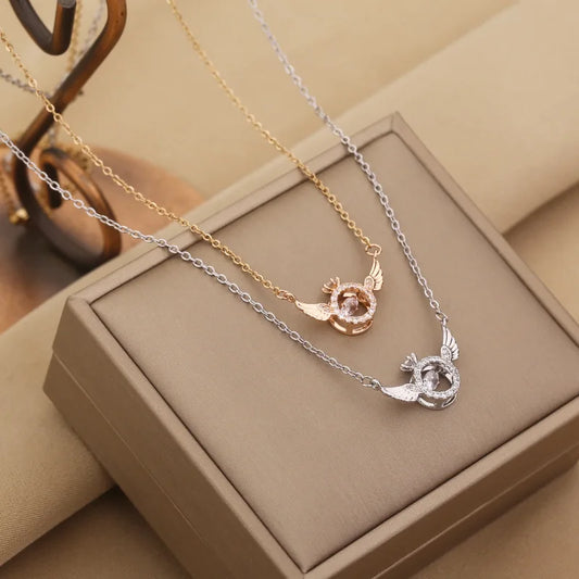 Stylish Heart-Beating Clavicle Chain 