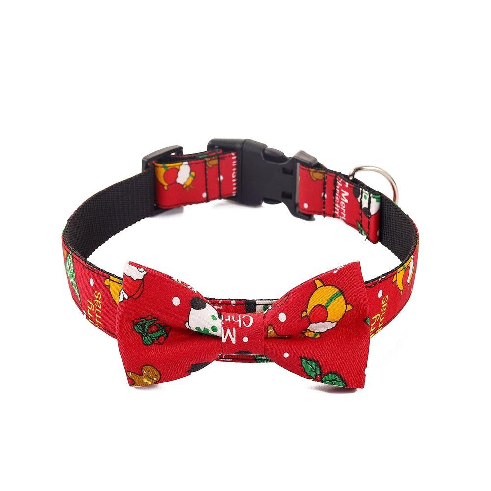 Festive Printed Christmas Pet Collar 