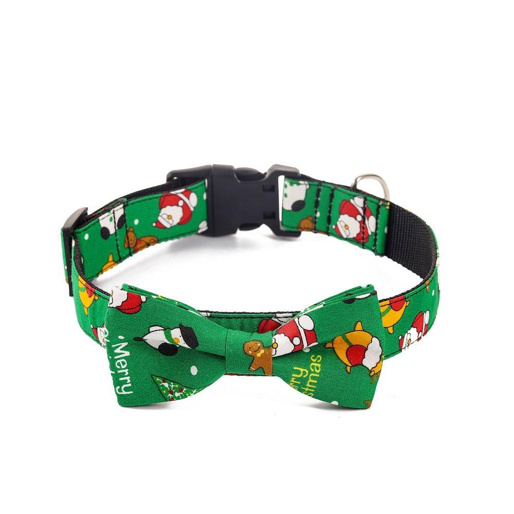 Festive Printed Christmas Pet Collar 