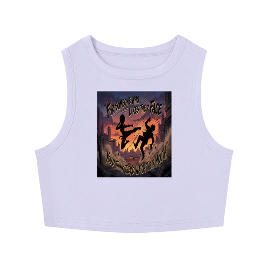Women's Tight Crewneck Crop Tank Top