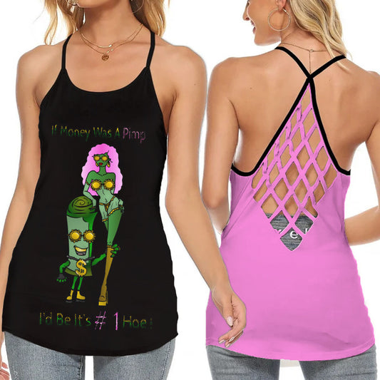 Money Girl - Criss Cross Tank Top