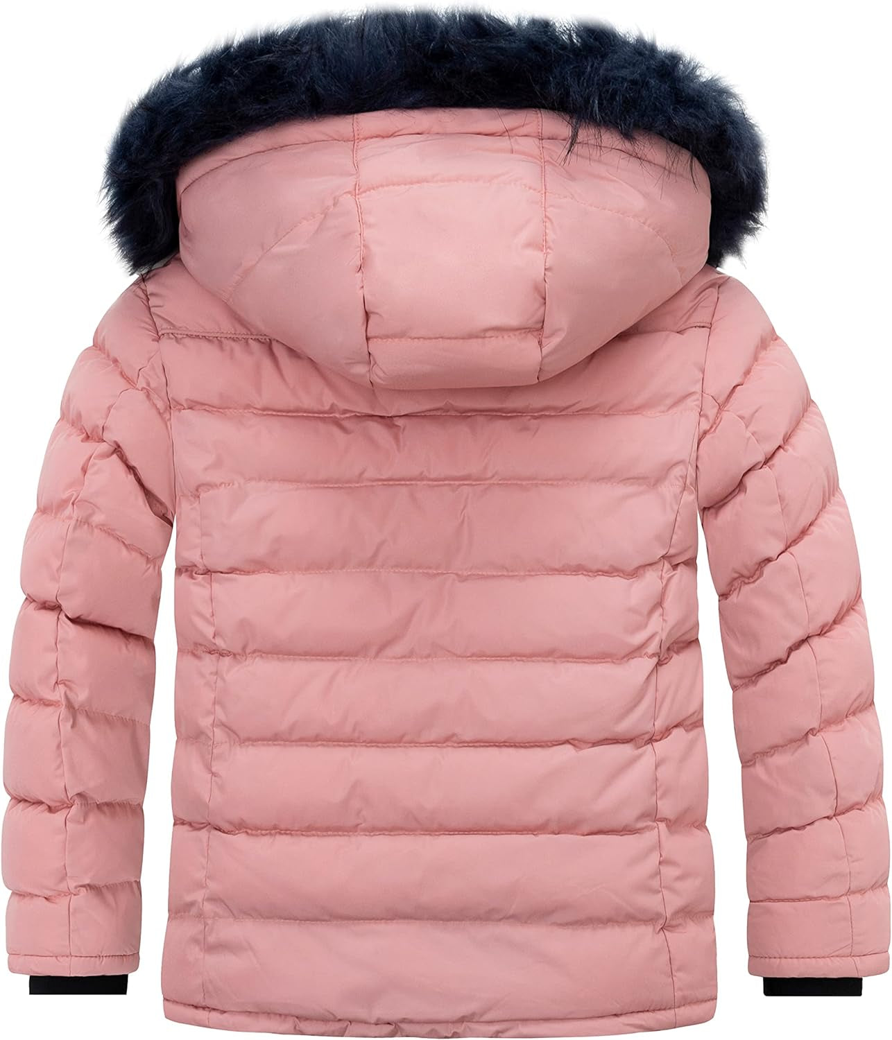 Girls' Puffer Hooded Winter Coat