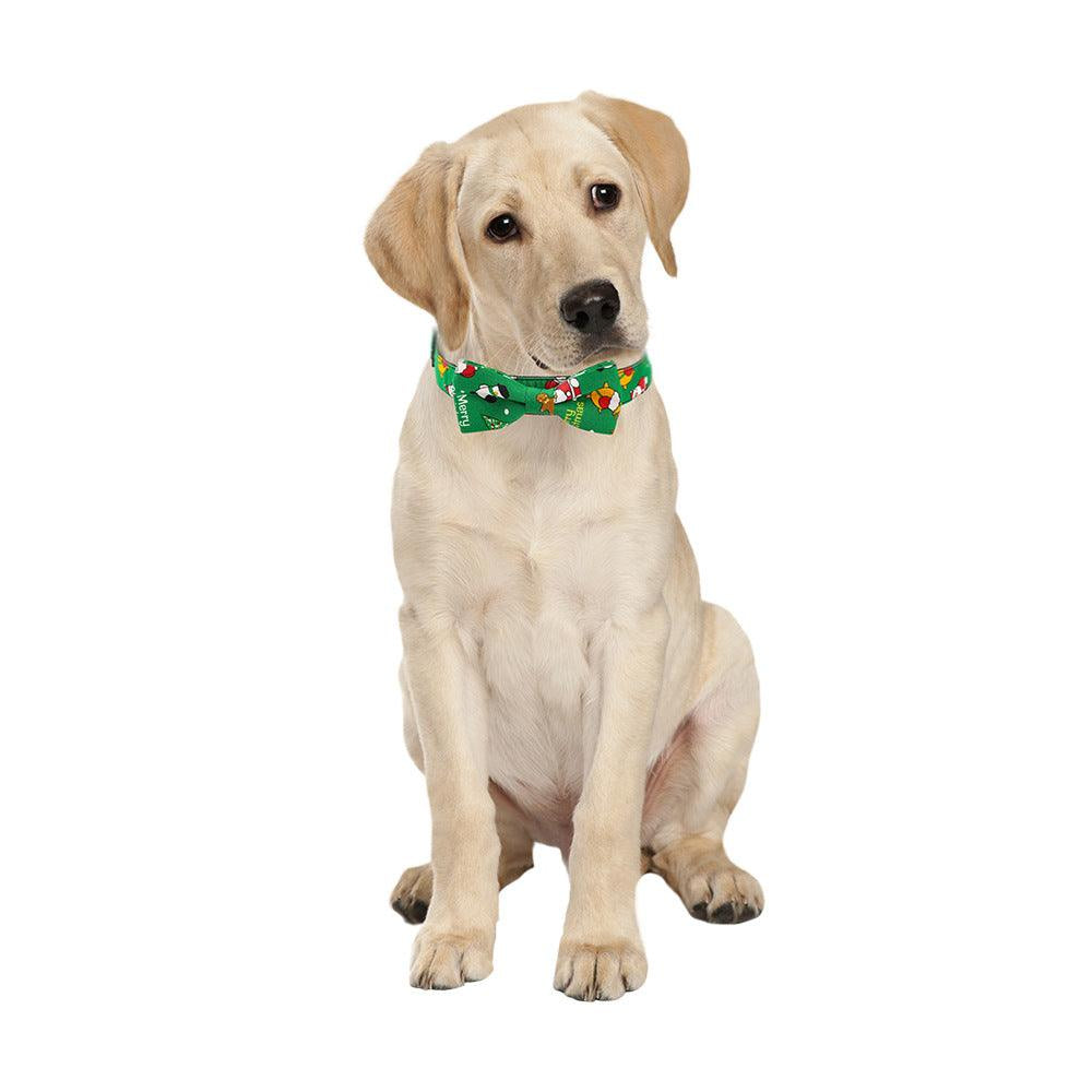 Festive Printed Christmas Pet Collar 