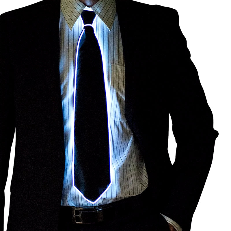 Men Glowing Tie 