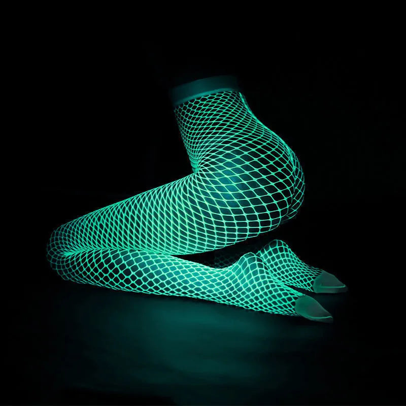 Perspective Glow in the Dark Lingerie Socks