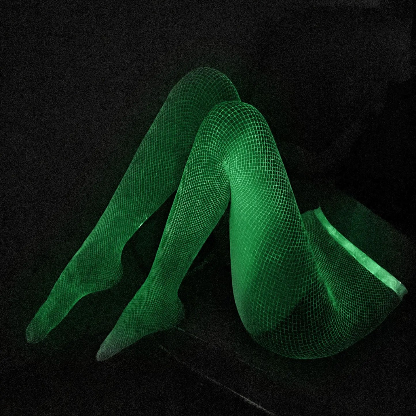 Perspective Glow in the Dark Lingerie Socks