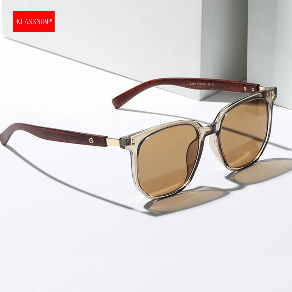 Vintage Square Frame Sunglasses for Women