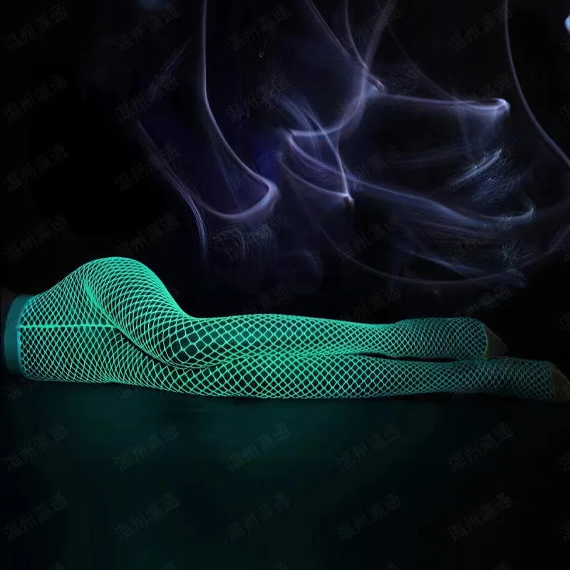 Perspective Glow in the Dark Lingerie Socks