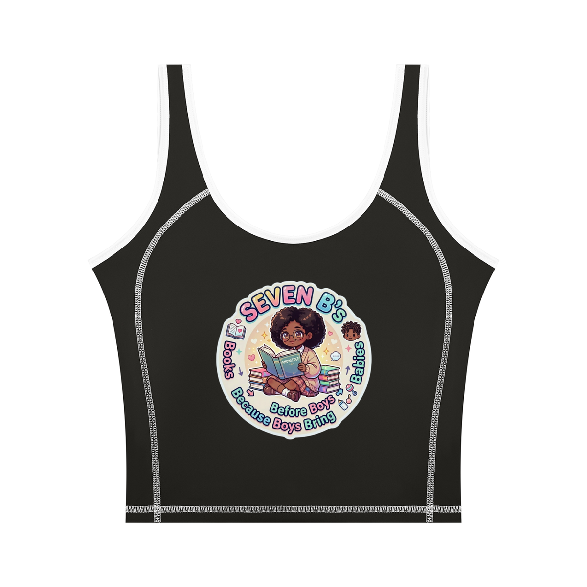 7 B's - Women's Color Block Yoga Tank Top