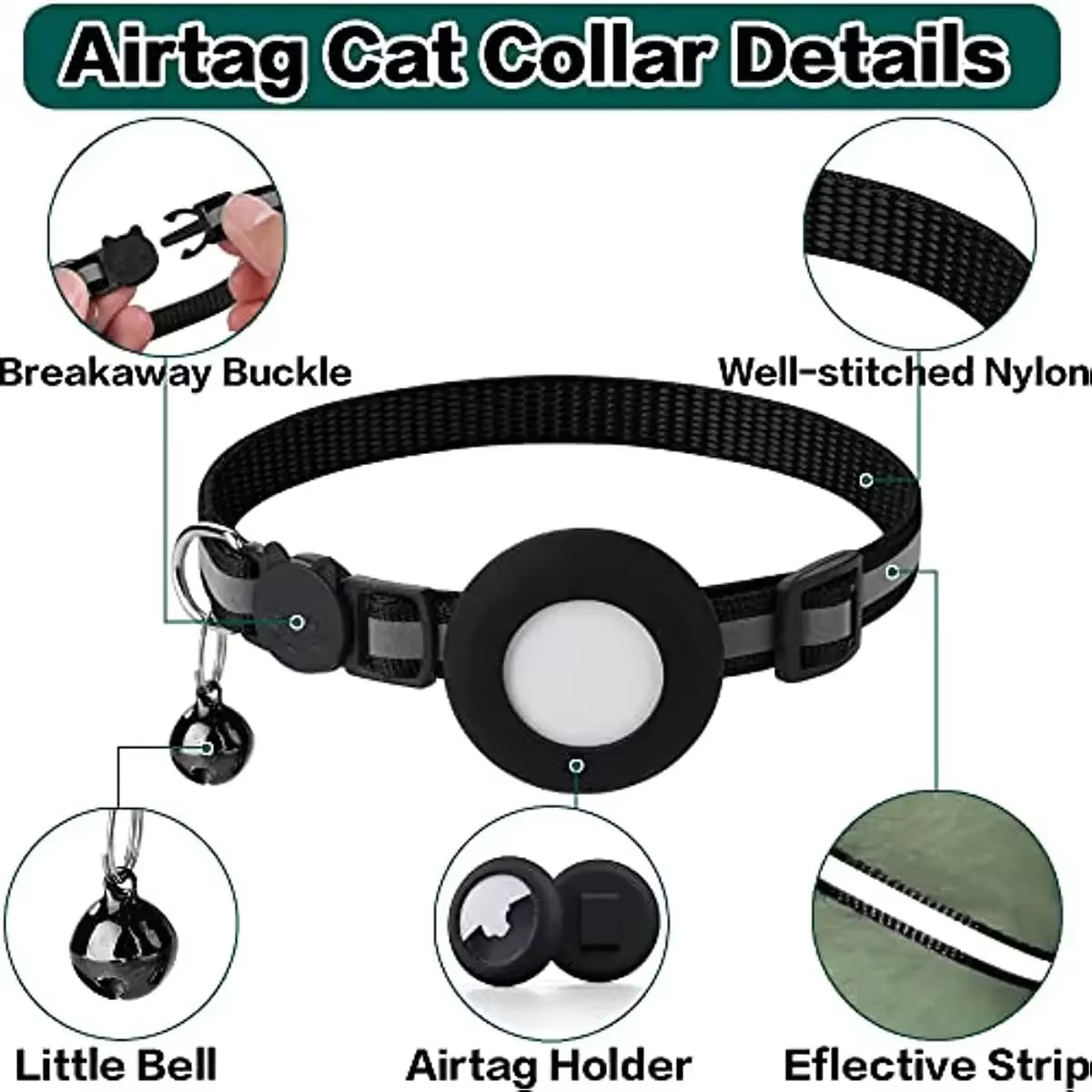  Pet Collar with Apple Air Tag 