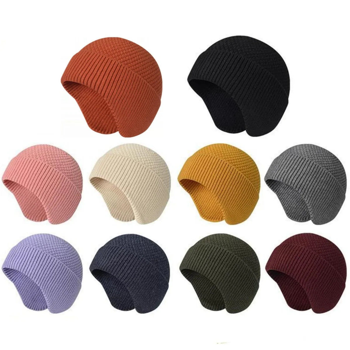 Winter Hats for Men Women with Ear Flaps 