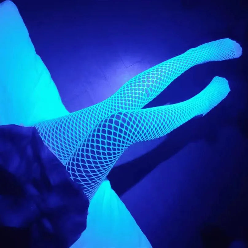 Perspective Glow in the Dark Lingerie Socks