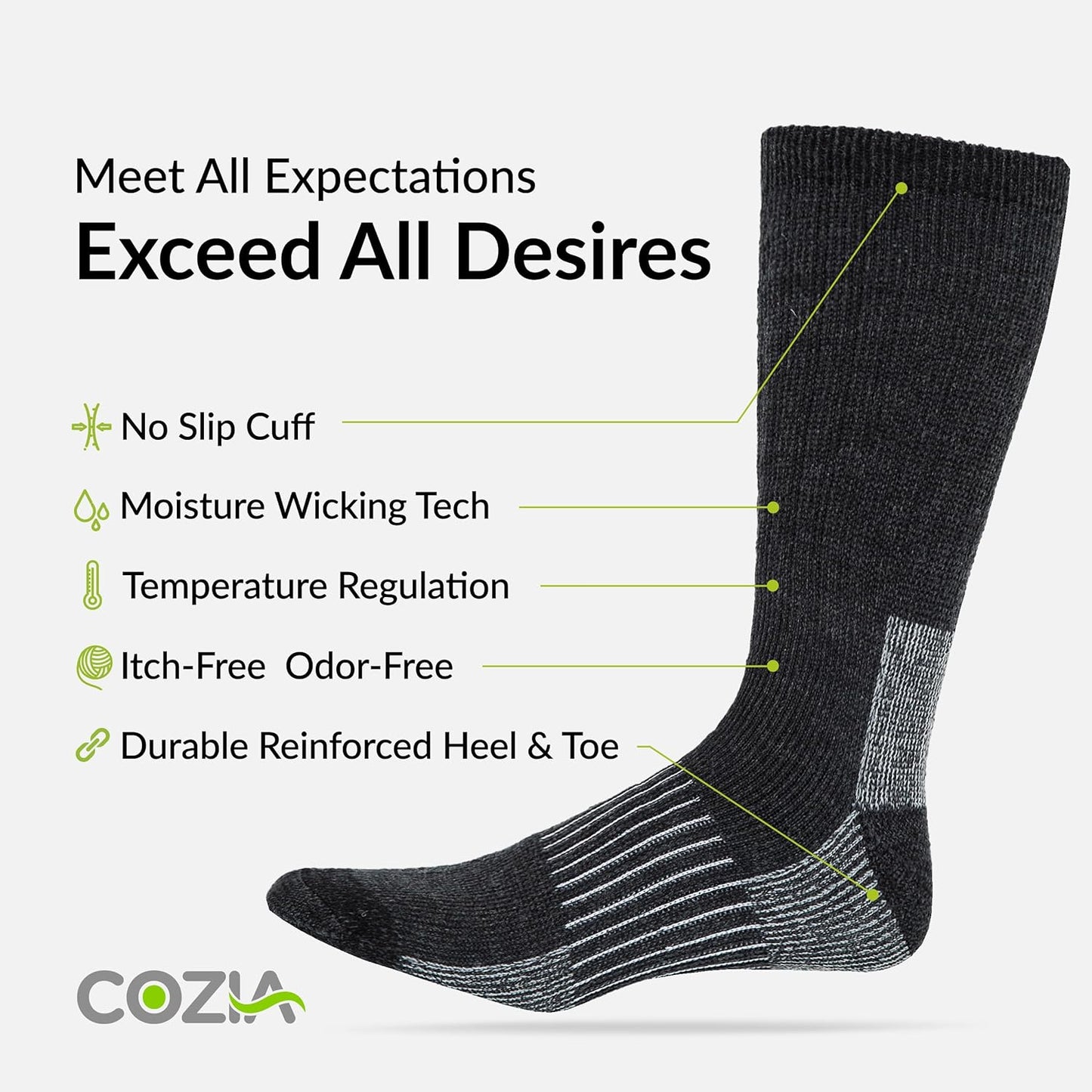 Wool Socks for Men & Women