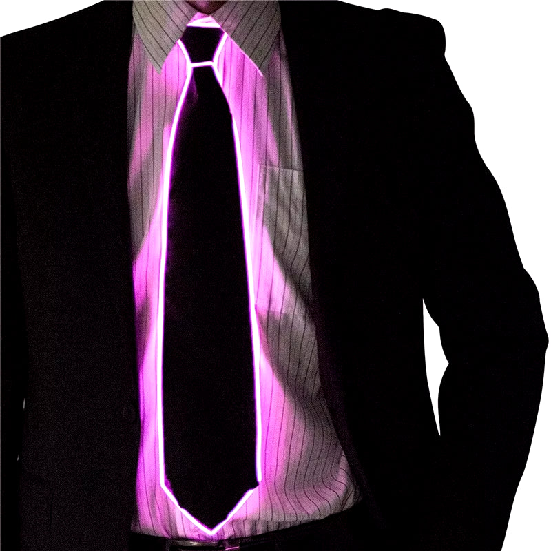 Men Glowing Tie 