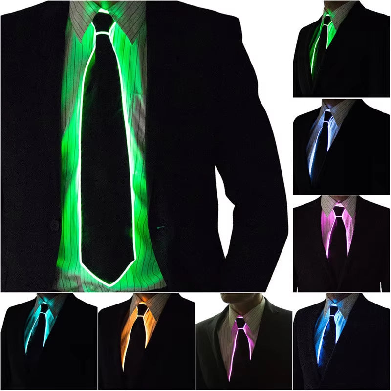 Men Glowing Tie 