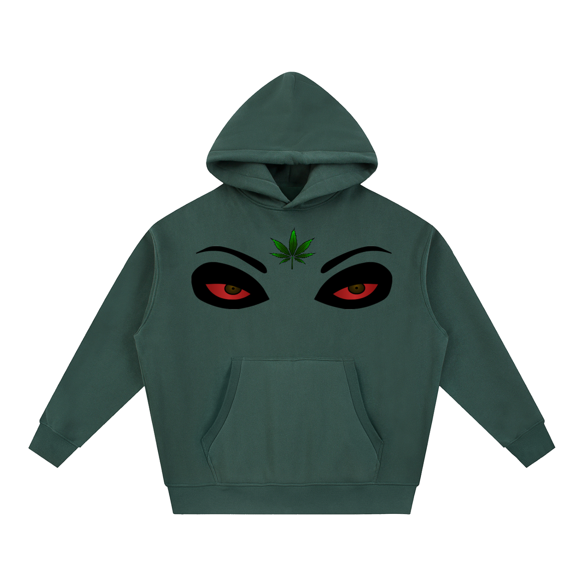 Weed Head - Essential Oversized Boxy Fit Fleece Hoodie