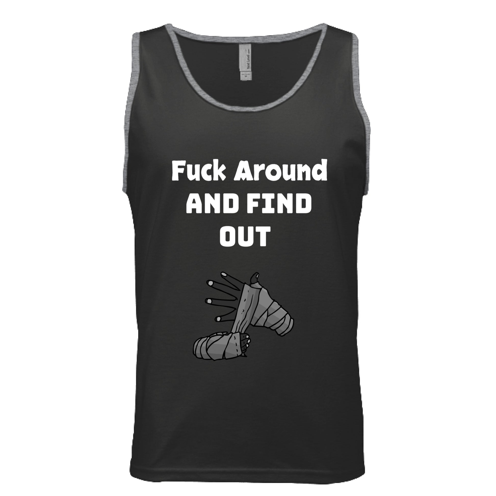 Black/ Heather Grey - FRONT