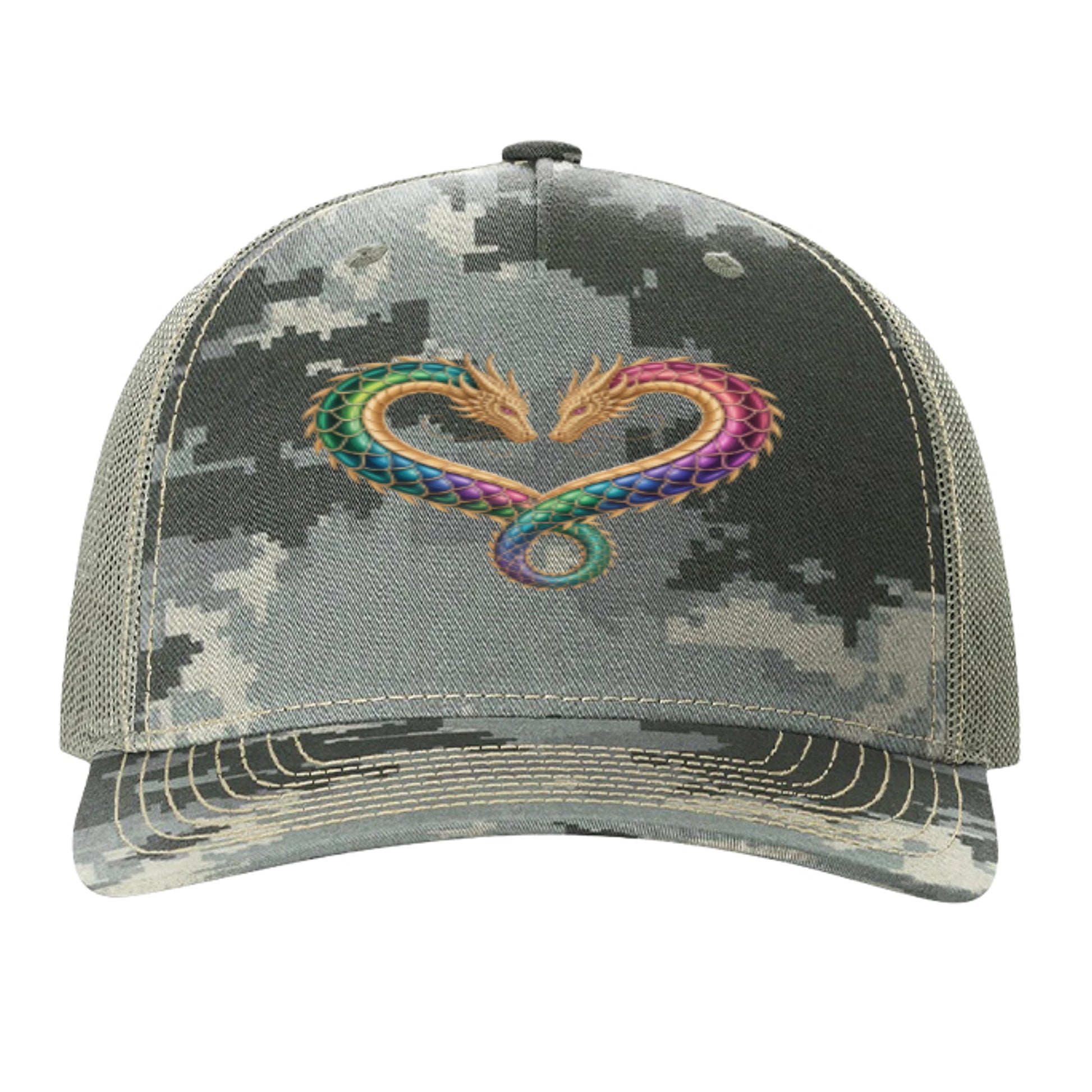 Military Digital Camo/ Light Green - 112PFP - FRONT