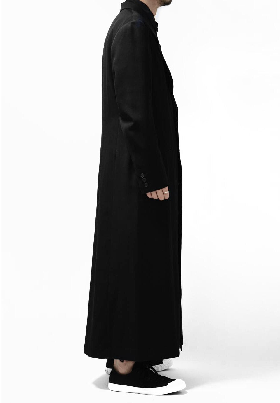 Long Black Trench Coat