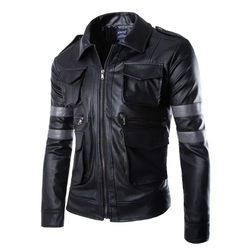 Leon Character Fashion Leather Jacket 