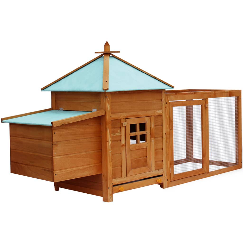 Outdoor Chicken Coop House Playpen - (190 X 72 X 102 Cm)