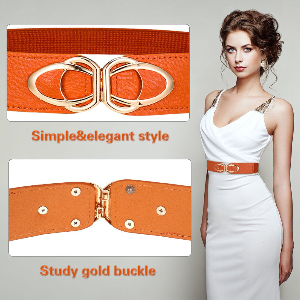 3 Pcs Women Wide Elastic Waist Belt