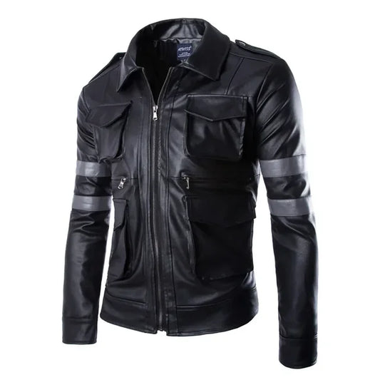 Leon Character Fashion Leather Jacket 