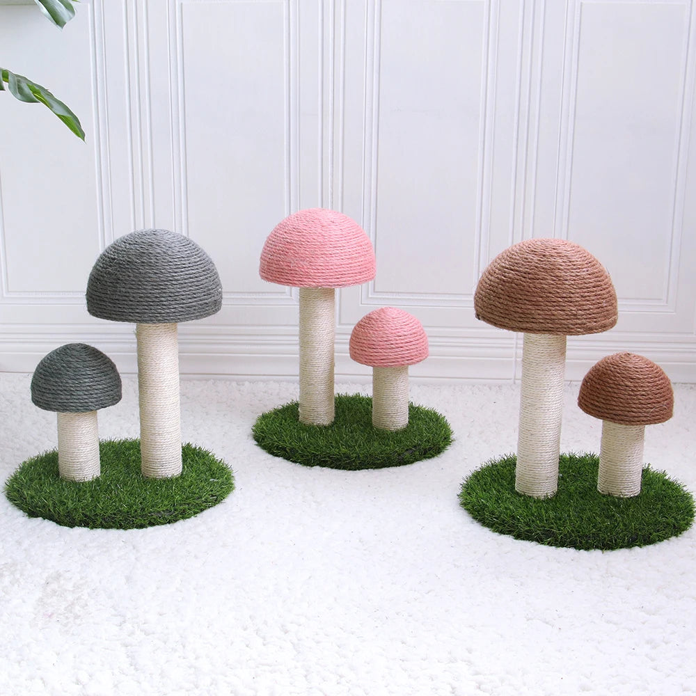 Cute Mushroom Cat Scratching / Cat Scratching Climbing Tree Toy