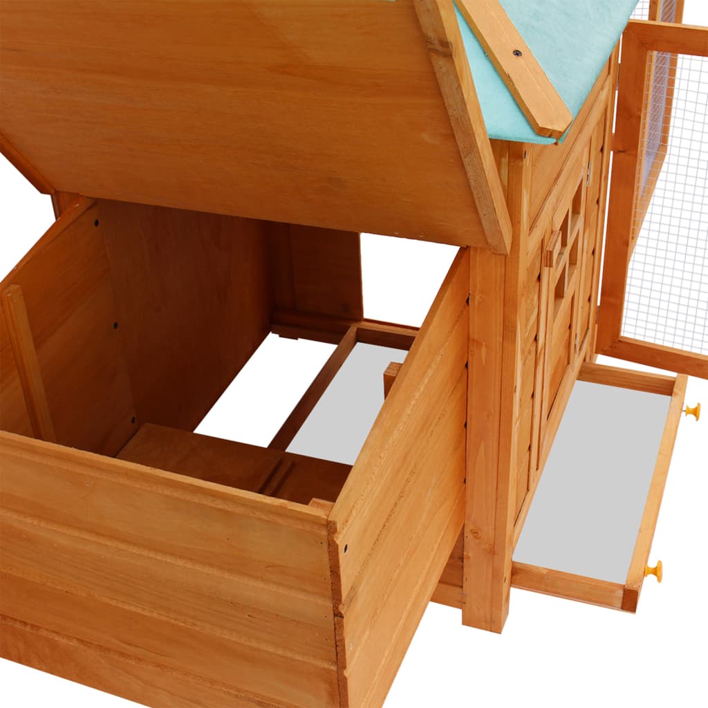 Outdoor Chicken Coop House Playpen - (190 X 72 X 102 Cm)