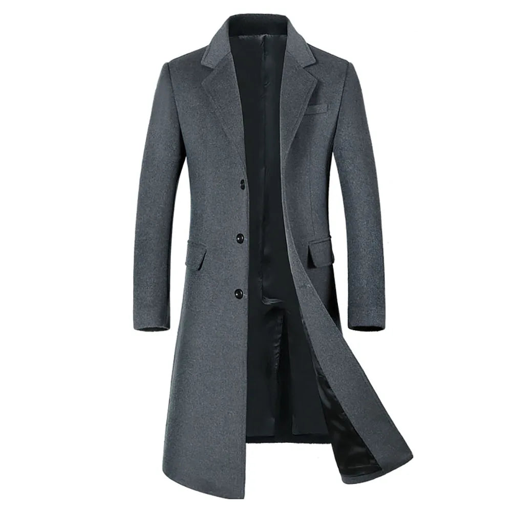 Winter Fashion Wool Overcoat 