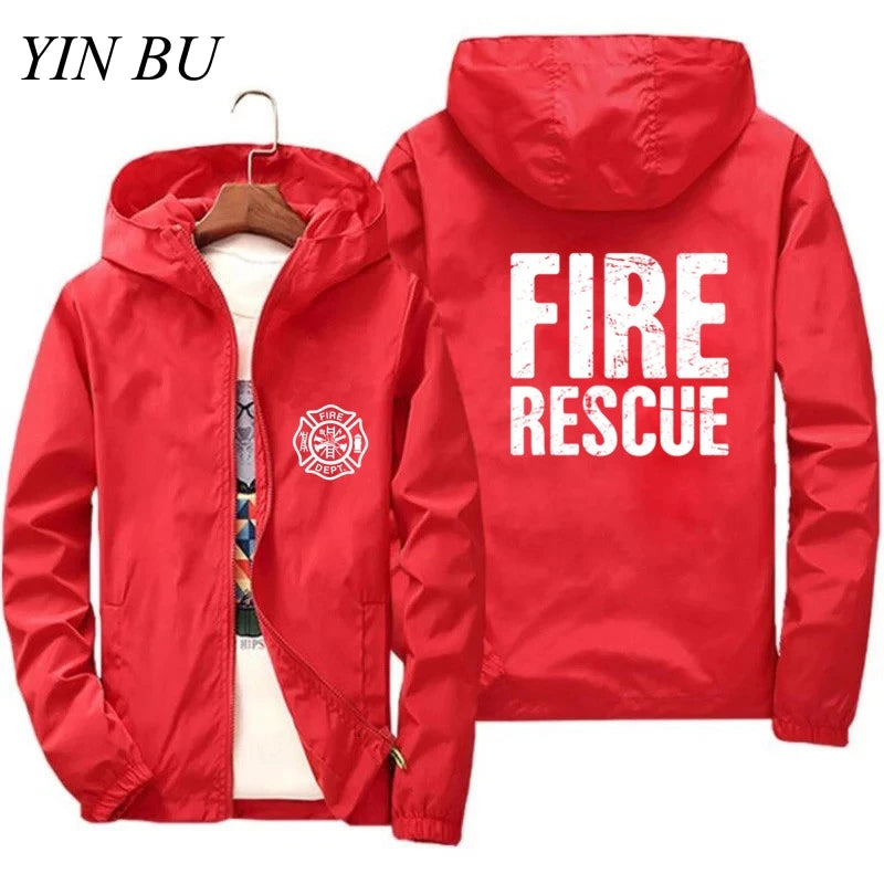 Fire Rescue Firefighter Jacket - (Large)