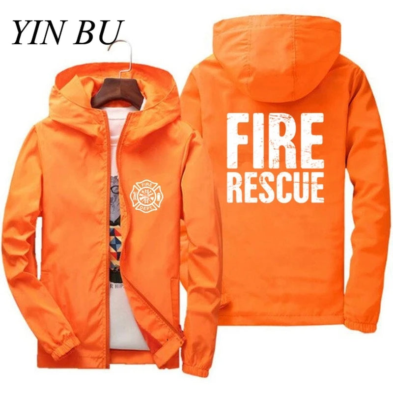 Fire Rescue Firefighter Jacket - (Large)