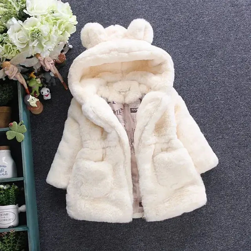 Imitation Fur Coat Cloak Outfit - (Height: 140cm)