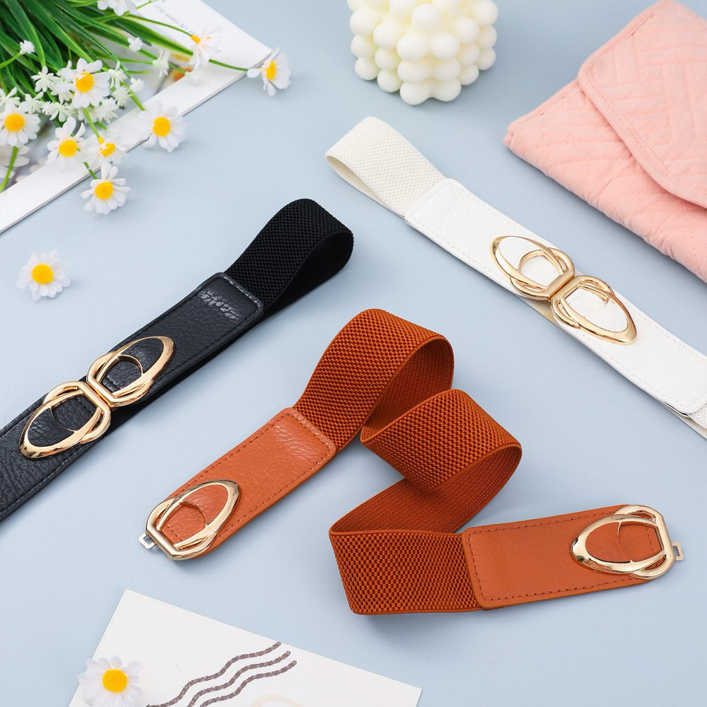 3 Pcs Women Wide Elastic Waist Belt