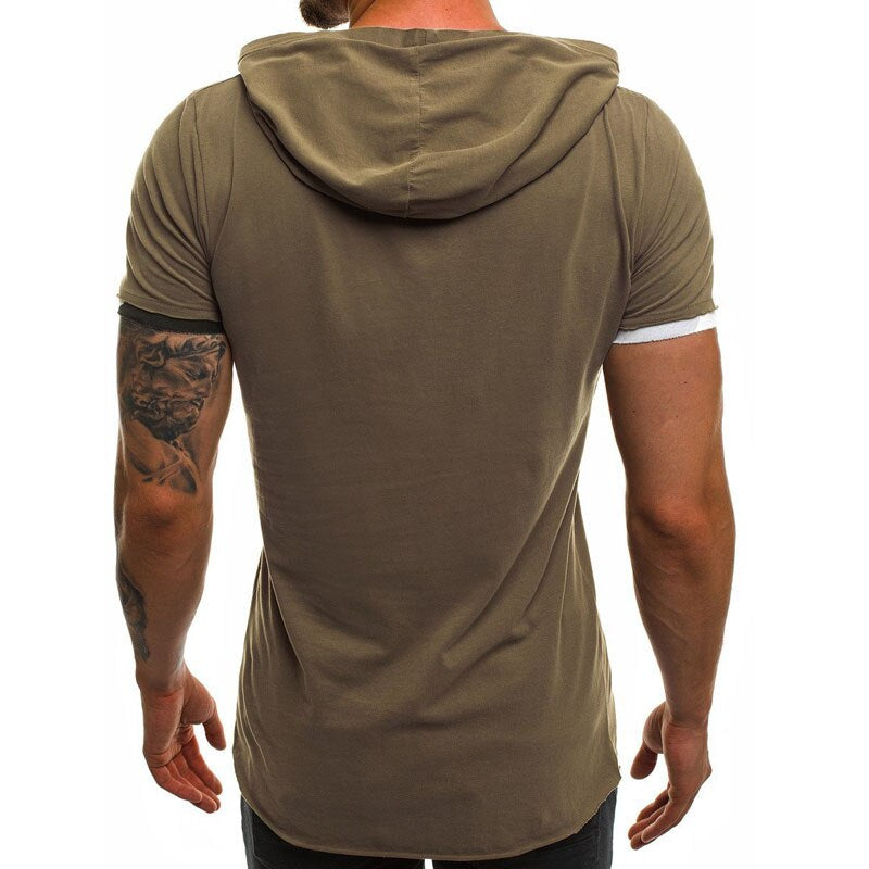 Hooded Animal Scratch Streetwear T-Shirt  - (2 Styles)