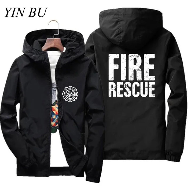 Fire Rescue Firefighter Jacket - (Large)