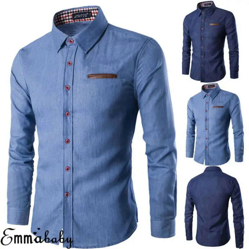 Casual Slim Fit Jean Theme T-Shirt