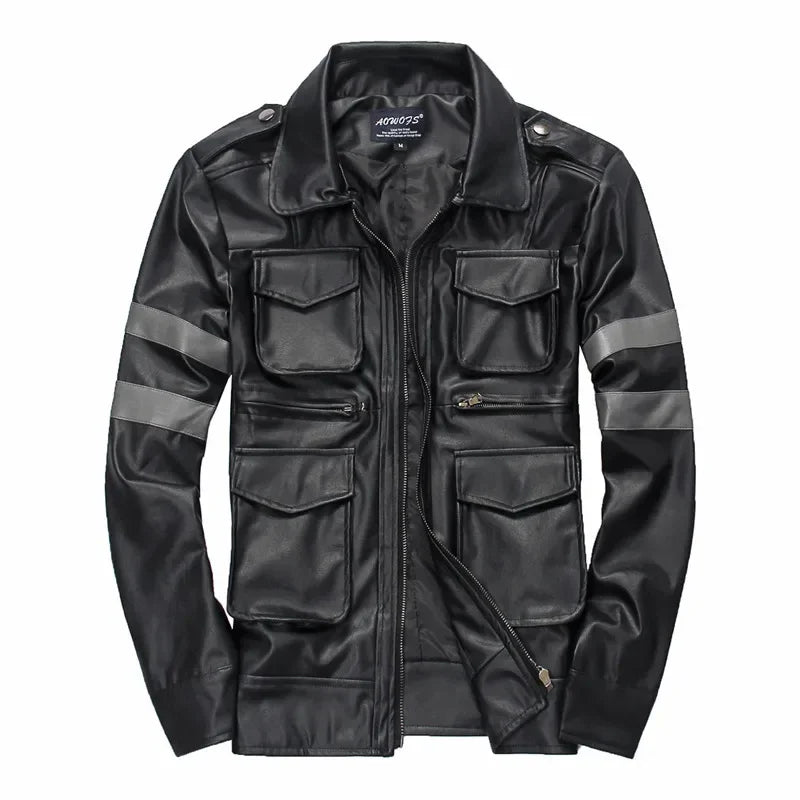 Leon Character Fashion Leather Jacket 