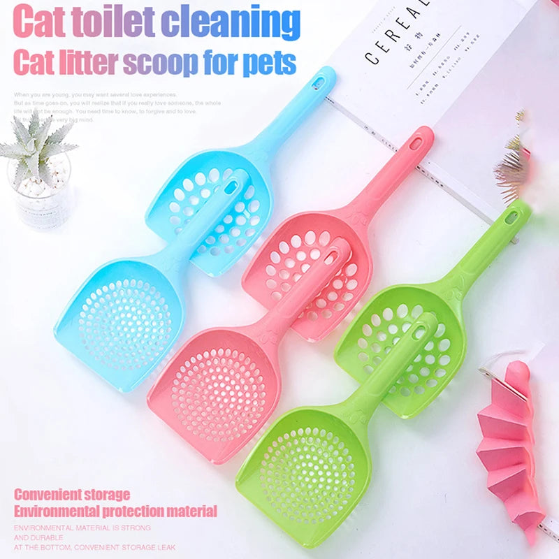  Plastic Pet Cleaning Tool / Cat Litter Lightweight Durable Easy Shovel