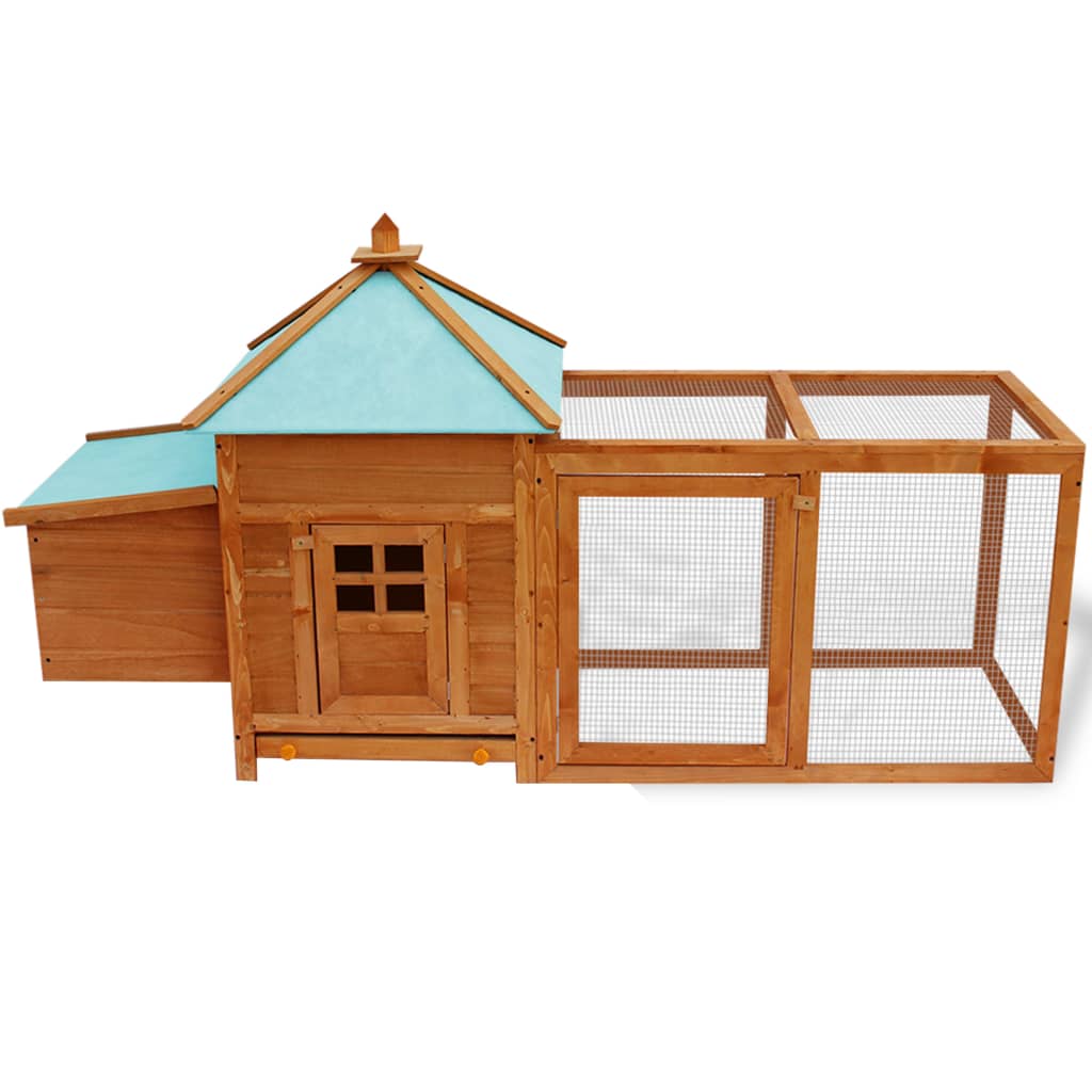 Outdoor Chicken Coop House Playpen - (190 X 72 X 102 Cm)