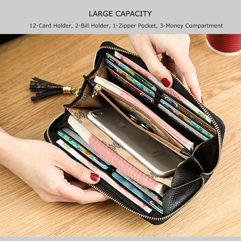 New Women Leather Wallet - (3 Styles)